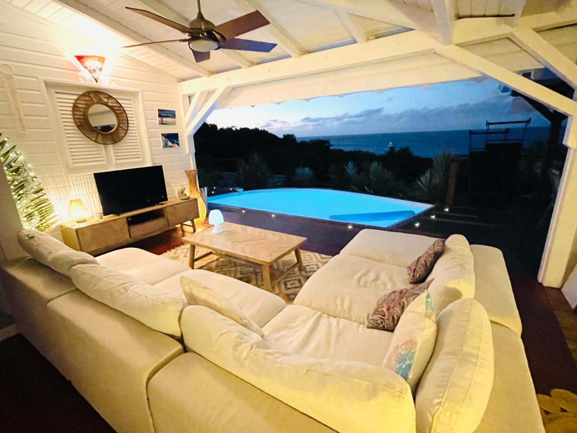 Vue Mer/3Beds/Piscine/Wifi/900 Metres De La Plage Deshaies Εξωτερικό φωτογραφία