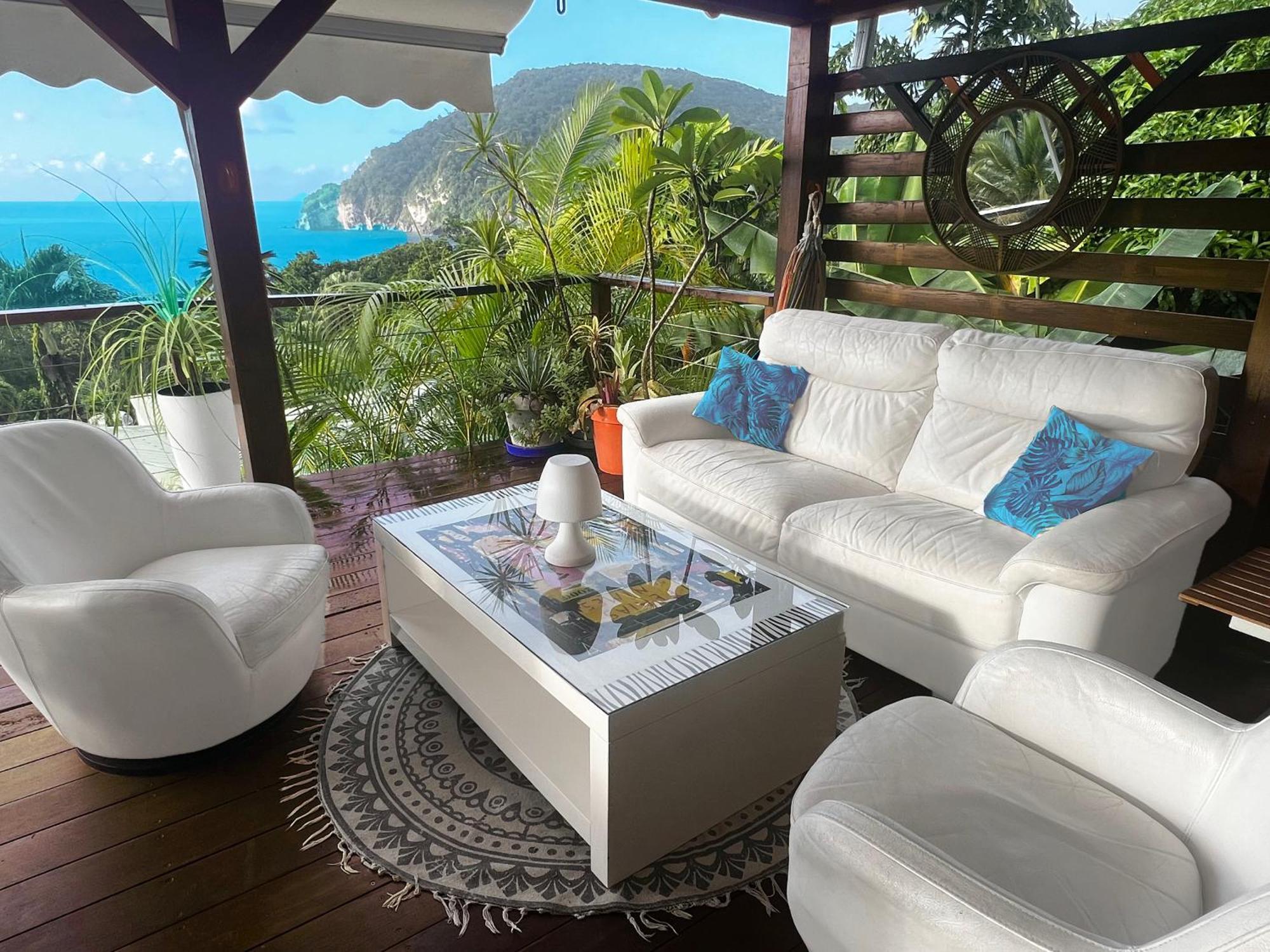 Vue Mer/3Beds/Piscine/Wifi/900 Metres De La Plage Deshaies Εξωτερικό φωτογραφία